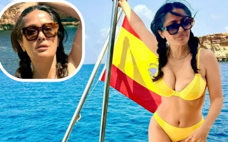 Read more about the article Salma Hayek Rocks White Hair & Bikini in Stunning ‘Hot Girl Summer’ Snap