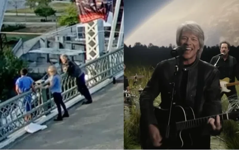 Read more about the article Heroic Rock Star: Jon Bon Jovi Saves Woman from Bridge Suicide in Emotional Encounter