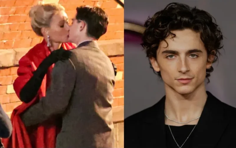 Read more about the article Timothée Chalamet and Gwyneth Paltrow Share Passionate Kiss Filming ‘Marty Supreme’ in NYC