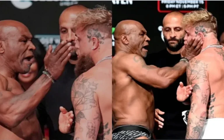 Mike Tyson Slaps Jake Paul: A Pre-Match Standoff Before Their Netflix Showdown 8 p.m. ET on Friday, Nov. 15