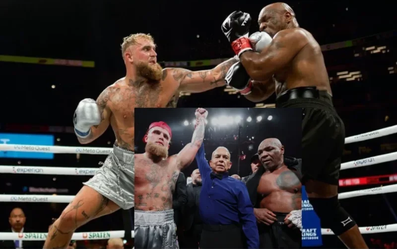 You are currently viewing Jake Paul Triumphs Over Boxing Legend Mike Tyson: A Fight for the Ages