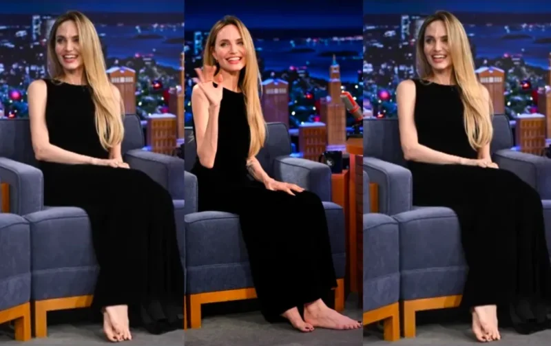 You are currently viewing Why Angelina Jolie Walked Barefoot Into Her First Late-Night Interview in Years